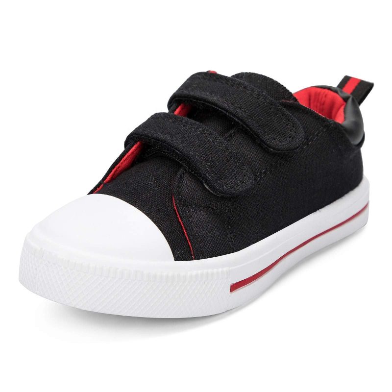 High Quality Toddler Boys Girls Shoes Fashion Toddler Hook & Loop Canvas Sneakers